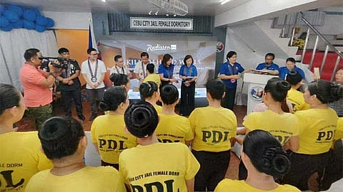 PERSONS DEPRIVED OF LIBERTY.  Female detainees at the Cebu City Jail have completed a two-month basic housekeeping skills training as part of government’s rehabilitation framework to reduce repeat offenses by improving their employability upon release. (CAV)