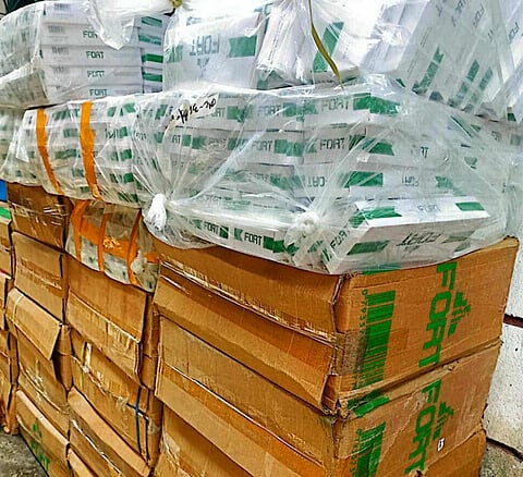 ZAMBOANGA. Authorities arrest nine people and seize some P34.85 million worth of smuggled cigarettes in two separate anti-smuggling operations in the Zamboanga Peninsula on Thursday, January 29, and Friday, January 30. 