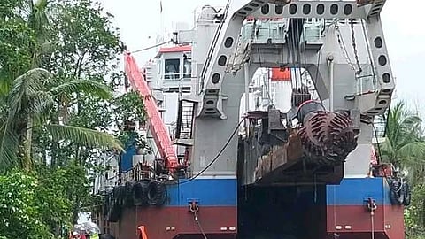 MacArthur residents stand firm vs giant dredging machine for black sand mining 