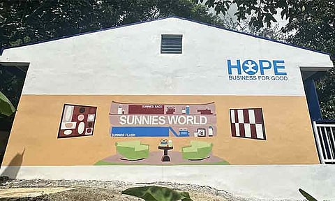 Some of the completed and under-construction HOPE classrooms in 2025.