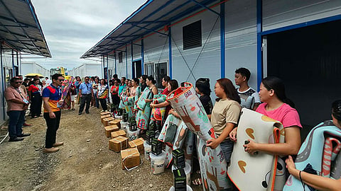 40 ka pamilya sa Mandaue
gibalhin sa Balay Paglaum 
