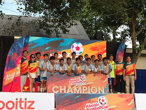 The under-18 champion is Rizal Memorial Colleges (RMC) Bulldogs.