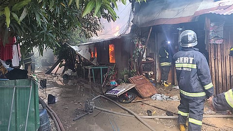 Fire hits Sitio Tambis in Cebu City