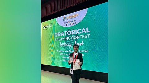 Sugbo kampyon sa Prisaa regional oratorical competition