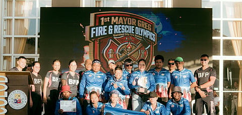 BACOLOD. Barangay Tangub in Bacolod City was hailed as champion in the 1st Mayor Greg Barangay Fire and Rescue Olympics 2026 at the Bacolod City Government (BCGC) on March 19, 2026.