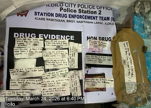 ILOILO. Operatives of Iloilo City Police Station (ICPS) 2 arrest two drug suspects during a buy-bust operation in Barangay San Isidro, La Paz District, Iloilo City on March 23, 2026, seizing P680,000 worth of suspected shabu and linking the suspects to a fatal stabbing incident, as the Iloilo City Police Office (Icpo) reports over P33.5 million worth of illegal drugs confiscated in 82 days. 