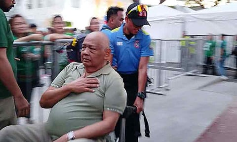 Former Executive Secretary Atty. Salvador Medialdea attended the gathering of supporters for the birthday of former President Rodrigo Duterte at San Pedro Square in Davao City on Saturday afternoon, March 28, 2026.