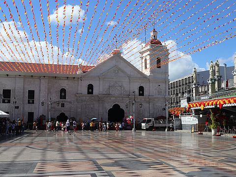 TINUOHANG KATOLIKO: Ang Basilica Minore del Sto. Niño maoy usa sa pito ka mga simbahan nga dagsaon sa mga magtutuo nga maghimo og Visita Iglesia sa Huwebes Santo, Abril 2, 2026./TAMPO