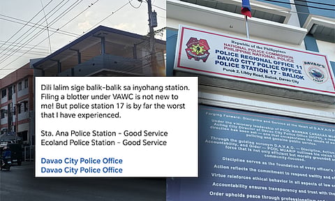 The Davao City Police Office (DCPO) has launched an investigation into an alleged service lapse at Police Station 17 in Baliok involving the unavailability of a Violence Against Women and Children (VAWC) Desk Officer.