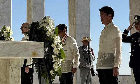 On April 9, 2026, Ambassador ENDO Kazuya attended and delivered a speech at the 84th Commemoration of the Araw ng Kagitingan (Day of Valor) held at the Mount Samat National Shrine in Pilar, Bataan. President Ferdinand Marcos Jr., Department of National Defense (DND) Secretary Gilberto Teodoro Jr., members of the government, Bataan Governor Jose Garcia, National Historical Commission of the Philippines (NHCP) Chairperson Regalado Jose, veterans, U.S. Embassy Officials, and others were present at the event.