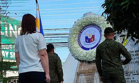 ARAW NG KAGITINGAN. Vice President Sara Duterte leads the Araw ng Kagitingan commemoration on April 9, 2026, at the Veterans Memorial Monument in C. Bangoy Street, Davao City, fronting the Central Post Office. The 84th Araw ng Kagitingan commemorates the bravery and heroism of our Filipino veterans.