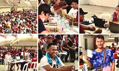 AID FOR TRIKE DRIVERS. The Department of Social Welfare and Development distributes PHP5,000 cash relief assistance (CRA) to each of more than 1,100 tricycle drivers in Tabuk City, Kalinga on April 8, 2026. The DSWD on Friday (April 10) warned the public against fake text messages or online posts asking for a fee in exchange for the release of the CRA. (Screengrab from Tabuk City PIO video)