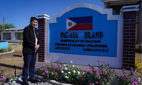 LONG-TERM STABILITY. Senator Erwin Tulfo, chairperson of the Senate Committee on Foreign Relations, visits Pag-asa Island in Kalayaan Island Group, Palawan province on Thursday (April 9, 2026). He shared his initiatives in mainstreaming development for long-term stability in the island. (Photo from the Office of Senator Erwin Tulfo)