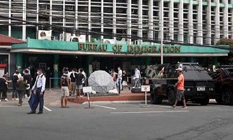 ARRESTS. The facade of the Bureau of Immigration main office in the City of Manila in this undated photo. The bureau reported on Thursday (April 9, 2026) the recent arrest of a Chinese and two South Koreans for violating their visa conditions. (PNA file photo)
