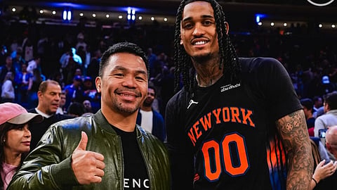 Pacquiao, Clarkson nagkita sa MSG