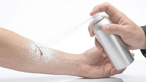 South Korea creates powder spray  that quickly stops bleeding