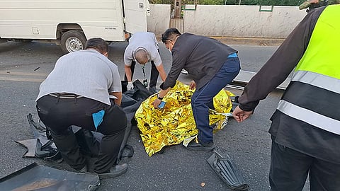 Drayber sa ambulansiya nga nakaligis, gikiha na