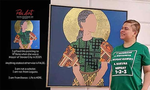 Davao City-based artist Tanya Gaisano Lee has disputed claims made by Ramil Madriaga, the alleged witness against Vice President Sara Duterte, during a House hearing, asserting that she, and not Madriaga, personally gifted the painting featured in the proceedings to the vice president in 2021.