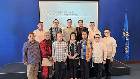 Prominent Cebuanos take oath during NCCA Subcommision on the Arts