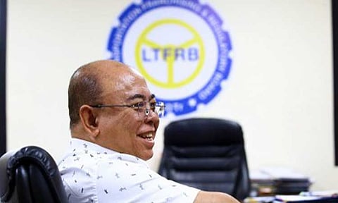 POWER TO IMPOUND. Land Transportation Franchising and Regulatory Board Chair Vigor Mendoza II in this file photo. Mendoza said on Thursday (April 16, 2026) that the LTFRB welcomes the Department of Justice’s decision recognizing the agency's power to impound colorum or unregistered vehicles. (PNA photo by Joan Bondoc)