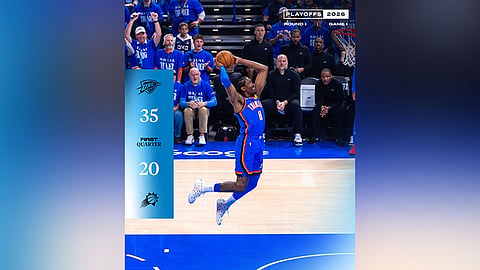 Thunder milandog sa Game 1