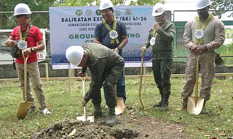 The 10th Infantry (Agila) Division, Philippine Army (10ID), in partnership with United States forces, led the groundbreaking ceremony for a multi-purpose building in Barangay Tibulao, Carmen, Davao del Norte, on April 6, 2026, as part of Balikatan Exercise 41-2026.