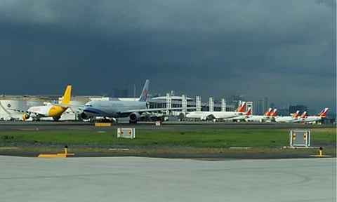 HIGHER FUEL SURCHARGE. Aircraft of various airlines at the Ninoy Aquino International Airport in this undated photo. The Civil Aeronautics Board on Wednesday (April 22, 2026) said fuel surcharge for April 16-30 has increased to Level 19, from Level 8 in the previous two weeks, traced to the extreme volatility of fuel prices, given the developments in the Middle East. (PNA photo by Cristina Arayata)