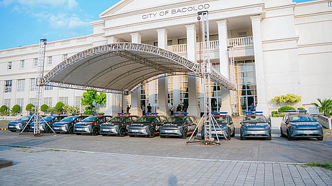 Bacolod acquires 10 electric vehicles for BCPO