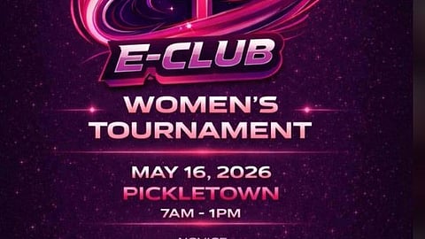 All-women pickleball tourney set in May