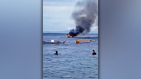 Pump boat sa Bantay Dagat, naugdaw