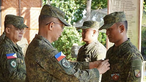 'Kalis' brigade fetes 4 newly promoted troops