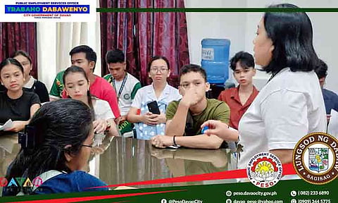 The Public Employment Service Office of Davao City (Peso-Davao City) said it has allotted 580 slots for the Special Program for Employment of Students (Spes) this year.
