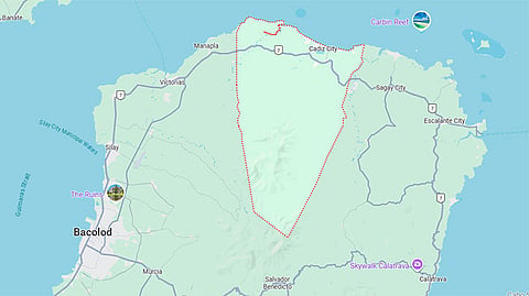 Cadiz City map