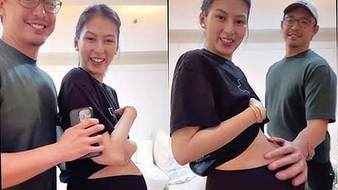 Alex Gonzaga mikatawa sa iyang buntis nga litrato