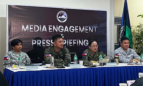The Eastern Mindanao Command (Eastmincom) of the Armed Forces of the Philippines reported a significant decline in insurgency-related threats in the region, presenting its first-quarter accomplishments during a media engagement and press briefing on April 30, 2026.