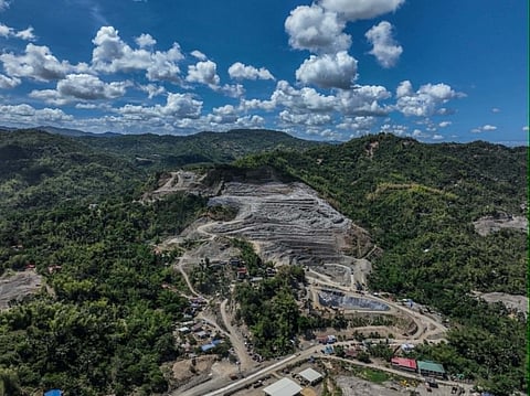 SAFETY STANDOFF. An aerial view of the Binaliw landfill in Cebu City, where officials continue to block dumping operations pending independent safety checks following the deadly Jan. 8 trash slide that killed 36 people. Juan Carlo de Vela