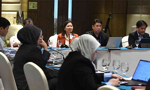 Mindanao Development Authority Executive Director and Philippine Senior Official Undersecretary Janet Lopoz leads discussions during the Bimp-Eaga preparatory meeting in Cebu ahead of the Special Bimp-Eaga Leaders Summit on May 7, 2026, where regional officials finalized inputs for the implementation of the Bimp-Eaga Vision 2035 framework.