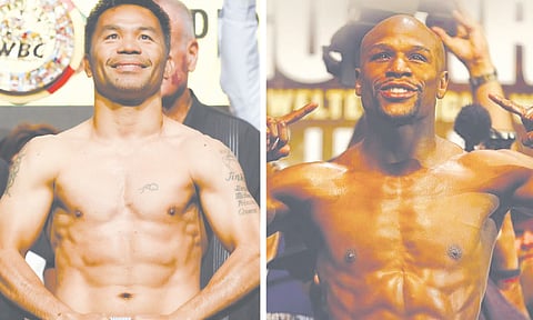 Pacquiao ug Mayweather