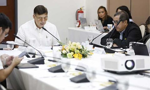 STREAMLINING SERVICES. Executive Secretary Ralph Recto (left) and Health Secretary Teodoro Herbosa hold a meeting on Thursday (May 7, 2026) to discuss ways to improve the implementation of the Medical Assistance to Indigent and Financially Incapacitated Patients Program (MAIFIP). The discussion focused on addressing long queues, repetitive requirements, and paperwork by streamlining processes and expanding the use of digital systems. (Photo from the Office of the Executive Secretary)