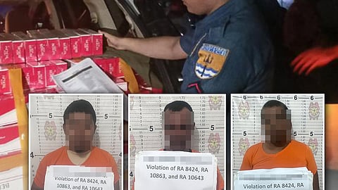 3 arrested, P641,000 smuggled cigarettes seized in Maguindanao del Norte