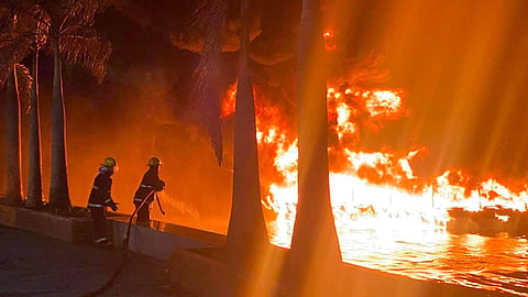 Fire destroys wooden-hulled vessel in Zamboanga City