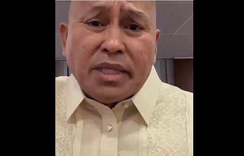 MANILA. An emotional Senator Ronald dela Rosa made an appeal to President Ferdinand Marcos Jr. as he faces an arrest warrant issued by the International Criminal Court (ICC) over alleged crimes against humanity committed in the country during the implementation of former President Rodrigo Duterte’s drug war. (Photo from Robin Padilla’s FB page)