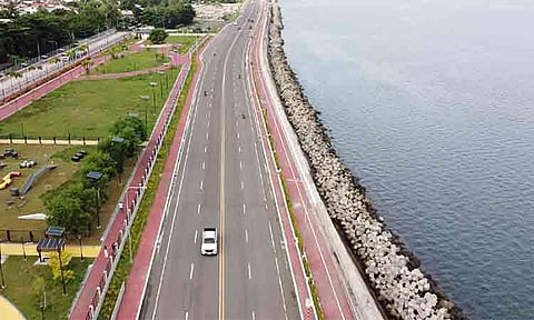 Davao City Coastal Road.