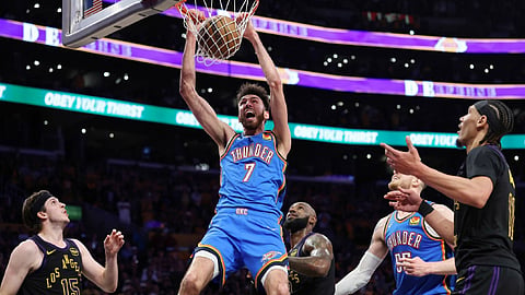 Thunder sweep Lakers