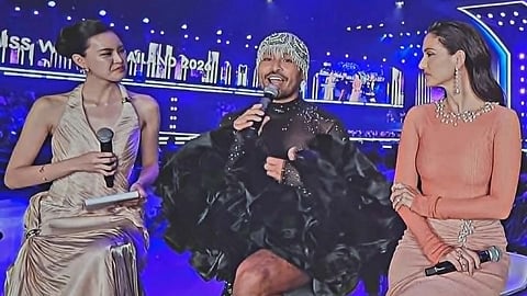 Sinon Loresca appears at Miss World Thailand