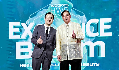 Watsons Philippines COO Jefferson Go and Managing Director Danilo S. Chiong lead the celebration at the Watsons HWB Awards 2026, where the country’s leading health, wellness, and beauty partners came together to celebrate shared passion and meaningful partnerships that continue to shape the future of retail and positively impact millions of Filipino lives.
