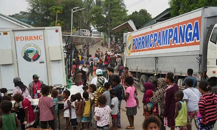 Food-for-work benefits Aetas in Pampanga