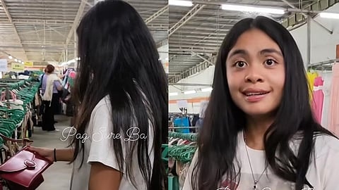 Manny Pacquiao’s daughter finds ukay-ukay item ‘too expensive’
