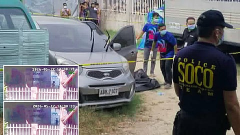 Di kahibaw’ng moabli sa car 
door maong wa makagawas