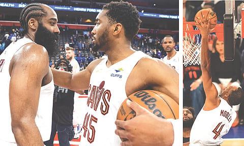 TOP SCORERS. Donovan Mitchell and James Harden of the Cleveland Cavaliers are expected to bring their A games in a must-win game against the New York Knicks in Game 3 of the National Basketball Association (NBA) Eastern Conference Finals. / CAVALIERS FACEBOOK PAGE